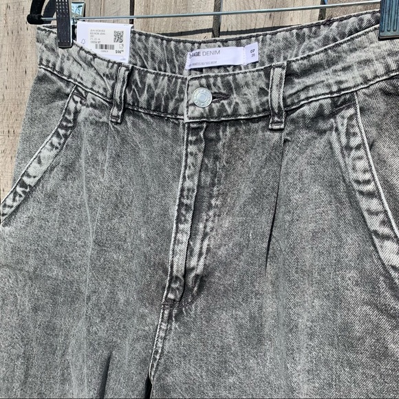Garage 80s Mom Jeans - Gray SZ 28 - Picture 6 of 6